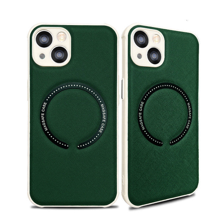 DeiBox - Iphone Leder Handy Hülle / Mag Safe