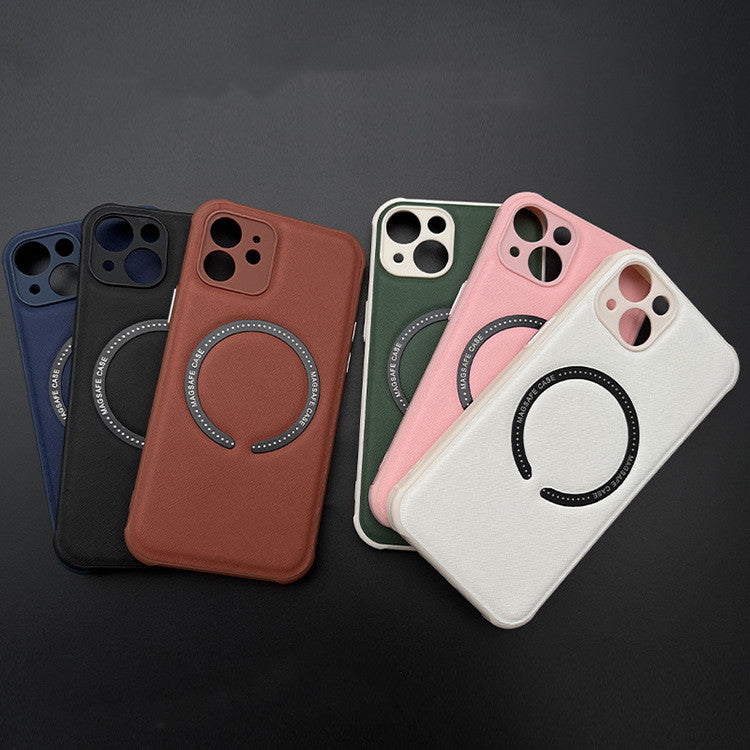 DeiBox - Iphone Leder Handy Hülle / Mag Safe